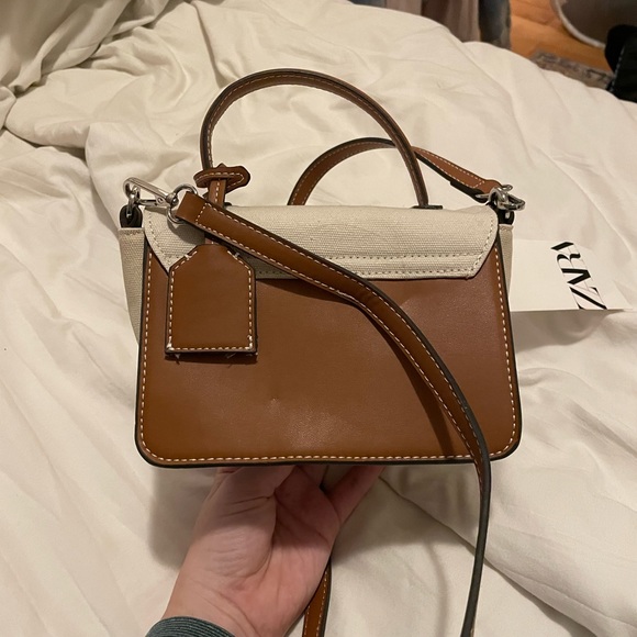 Zara Brown and Cream Bag - Picture 2 of 5